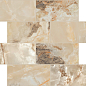 767786 Onyx&More Golden Blend Satin Modulo Muretto 6mm 7,5x15 30x30 Casa Dolce Casa