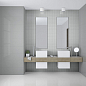 Rev. MOS SILEXTILE TAUPE LAP. RECT. 25x75 Emigres