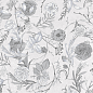 10300000105 Декор Genevieve GT Серая (панно из 2 плит) 50x60 Global Tile