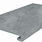DD602300R/GCF Ступень клееная Про Матрикс серый темный обрезной 33*60 Kerama Marazzi