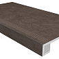 Комплект Ступень SR07 Spectrum 33x120 неполированная с бортиком + Подступенок 14.5x120 Ametis by Estima