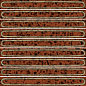 KMD2SOB007BN Декор чипсет Далия оранжевый глянцевый 20x20x0,95 Kerama Marazzi