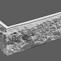 Угловой элемент Шато 100 33/11x16,7x3 Leonardo Stone