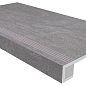 Комплект Ступень SR01 Spectrum 33x120 неполированная с бортиком + Подступенок 14.5x120 Ametis by Estima