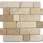 184996 Mosaico Travertino Brick 30,5x30,5 Dune
