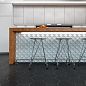 114043 TRIANGLE FLOOR R9 ASH GREY MATT 20.1x23.2 WOW