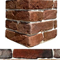 393-95 Тироль брик Design угол 13-12x7.3 (26.5-27.5x7.3) White Hills