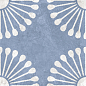 Palmas Blue Decor 1 20x20 Motto