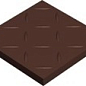100CA0R10BRU cx.10 RELIEF R10 BROWN BRU 10x10 Winckelmans
