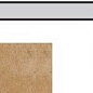 Плинтус ступени 113 Gold Braun правый 36х8 Interbau