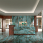 125105 Patagonia Zaffiro Lucidato Ret 60x120 Tagina Ceramiche