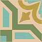 100E022D203 ENC 22 Ivory (Green L.Blue D.Yellow) 10x10 Winckelmans