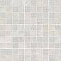 261210 GREEK MOSAICI T100 DECORATO BIANCO 40x40 Versace (Gardenia Orchidea)