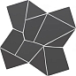 134263 Trencadis Gaudi Basalt 8,5mm 25,5x25,5 WOW