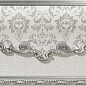 Zocalo Poem Plata-Perla 15x25 El Molino