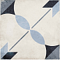 24411 ART NOUVEAU ARCADE BLUE 20*20 EQUIPE