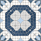 Monotone Denim Decor Matt 20x20 Motto