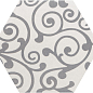 21357 Hexatile Harmony B&W 17,5x20 EQUIPE