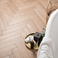 Chevron Ancona Chocolat 8x40 Ecoceramic