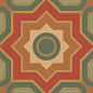 Scs Mandala Gold 19,8х19,8 Simpolo Ceramics