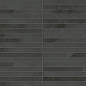 610110001035 Ardesia Black Mosaico Strip 30x30 ColiseumGres