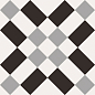 PBW02 patchwork black&white 02 20x20 Sant Agostino