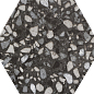 TERAZZO BLACK 23X27 Durstone