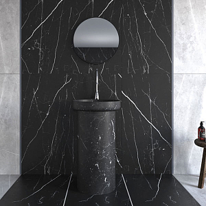 Black Burn Goldis Tile