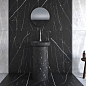 Black Burn Goldis Tile