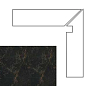 240623 MARBLE BATTISCALA NERO SX LAP 8x117,2 Versace (Gardenia Orchidea)