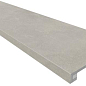 Комплект MM02 Magmas Grey (Ступень 33x120 неполированный прямоугольный бортик без насечек + Подступенок 14,5x120) Ametis by Estima