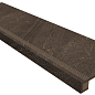 Комплект Ступень GB04 Gabbro 33x120 неполированная с бортиком + Подступенок 14.5x120 Estima