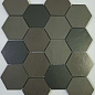 Mosaico Resina Black + Havana + Tobacco чип 72х82 Casalgrande Padana
