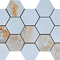 MALLA HEX CR. LUX DANAE OPALO 32,5x22,5 Pamesa