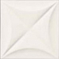 E063 4D Flower White 20x20 Marca Corona