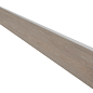 Плинтус KW02 Kraft Wood Light Grey структурированный 7x60 Estima