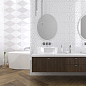 D0146Y29601 Декор Empire White 01 25х60 Creto
