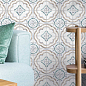 Florentina Lilia White 15x15 Nanda Tiles