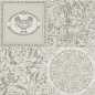 68890 DECORATO BIANCO PATCHWORK PLATINO mix 25x75 Versace (Gardenia Orchidea)
