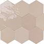 122080 ZELLIGE HEXA NUDE 10,8x12,4 WOW