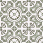Пальмира зеленый 20x20 Smile Tile фото в миниатюре 2