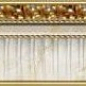 Cenefa Relieve Davos Oro 9x85 Baldocer