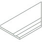 620090001155 Avantgarde X2 Pure Bordo Svasato Round DX 30x120 Italon