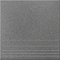 U119M Ступень Темно-серый соль-перец матовая рельеф 30х30 Уральский Гранит фото в миниатюре