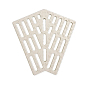 00027.1 ABS угол решетки 45° Cream 24.5 Serapool фото в миниатюре