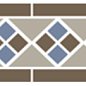 Border LISBON with 1 strip (Tr.01 Dots 29+11 Strips 29) 28х15 Top Cer