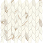 A4WL Marvel Calacatta Prestigio Mosaico Twist Shiny 30.5x30.5 Atlas Concorde