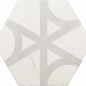23103 Carrara Hexagon Flow 17,5х20 EQUIPE