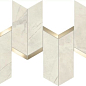 AF8Y Marvel Calacatta Perla Mosaico Chevron Lappato 19,2x46,3 Atlas Concorde