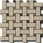 Botticino Fiorito + Dark Imperador 3*6*1 30,5*30,5 Art & Natura